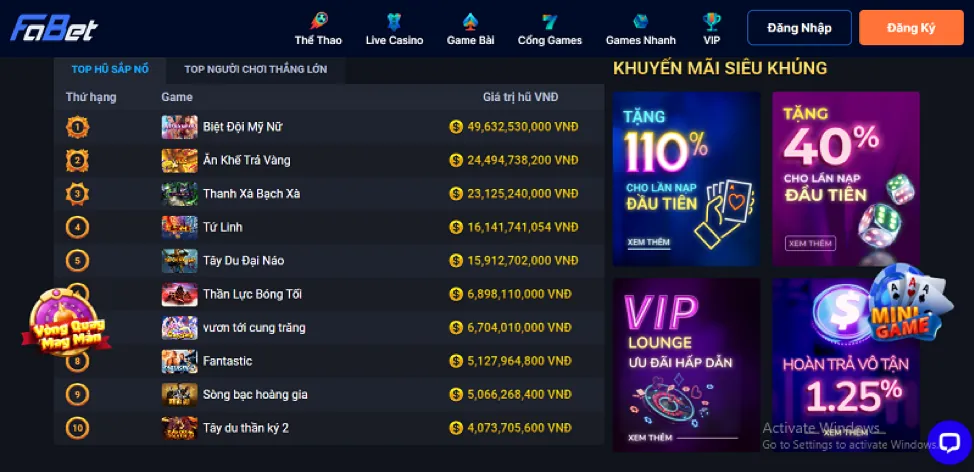 Truy cập kho game club 52 đa dạng